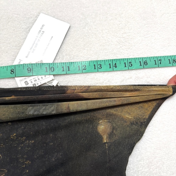 Zara Bosch Hieronymus sz S dress Strapless Tulle Mesh Stretch The Ship is Fools - Picture 12 of 12